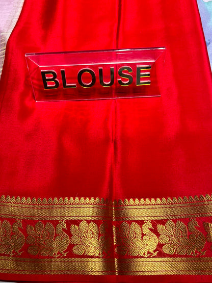 Pure Mysore Silk Saree.