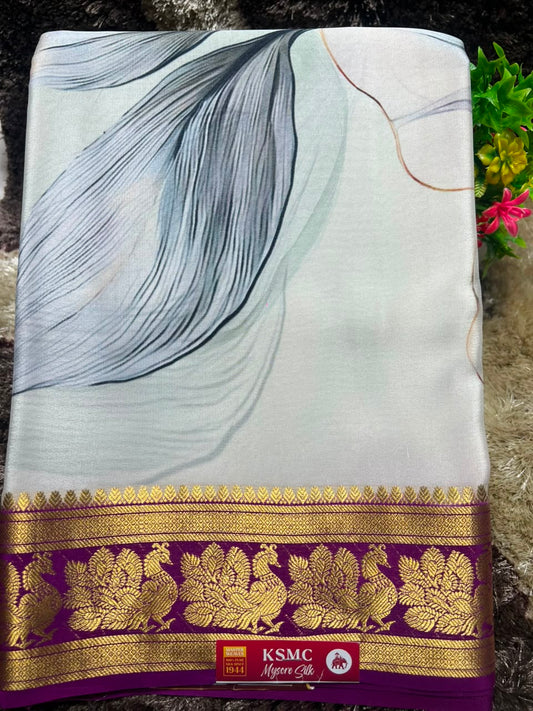 Pure Mysore Silk Saree.