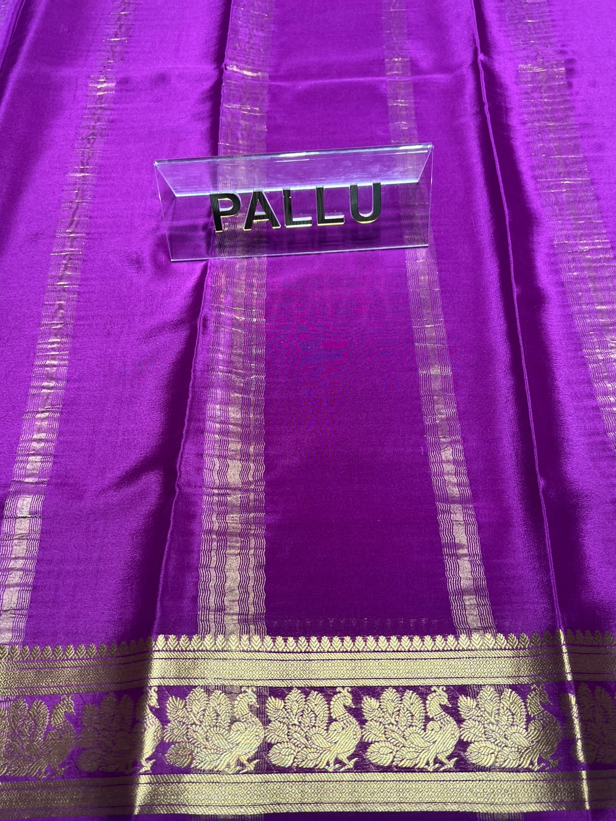 Pure Mysore Silk Saree.