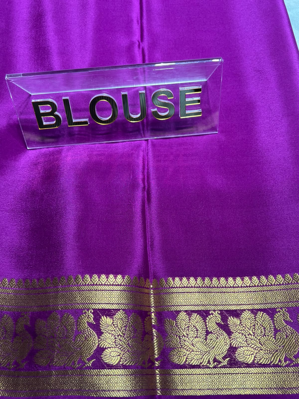Pure Mysore Silk Saree.