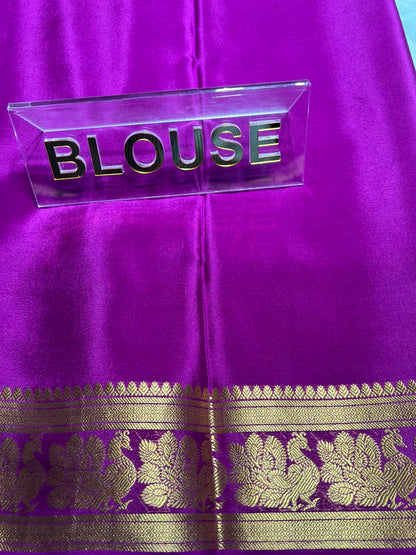 Pure Mysore Silk Saree.