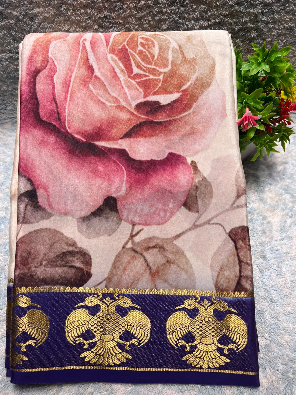 Pure Mysore Silk Saree.