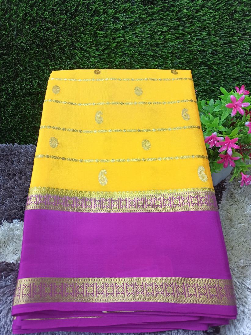 Pure Mysore Silk Saree.