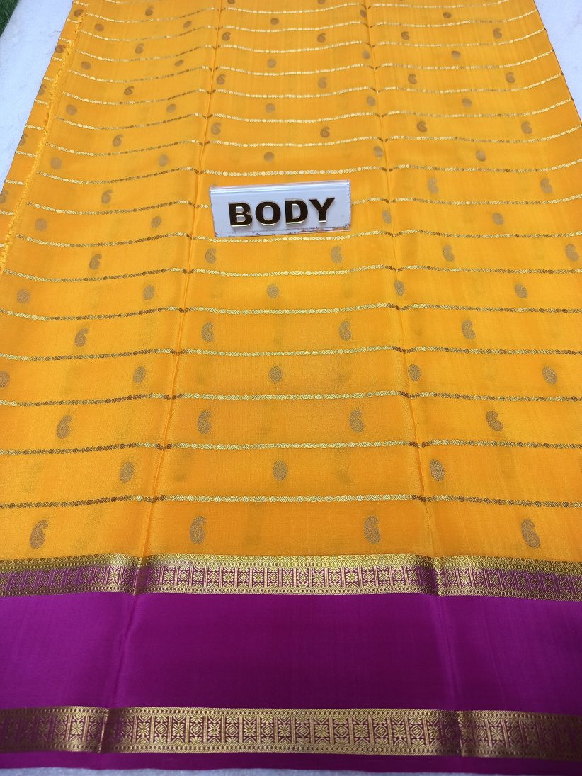 Pure Mysore Silk Saree.