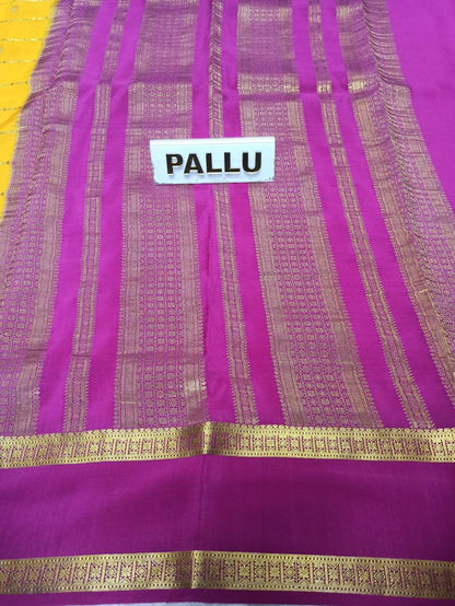 Pure Mysore Silk Saree.