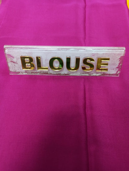 Pure Mysore Silk Saree.