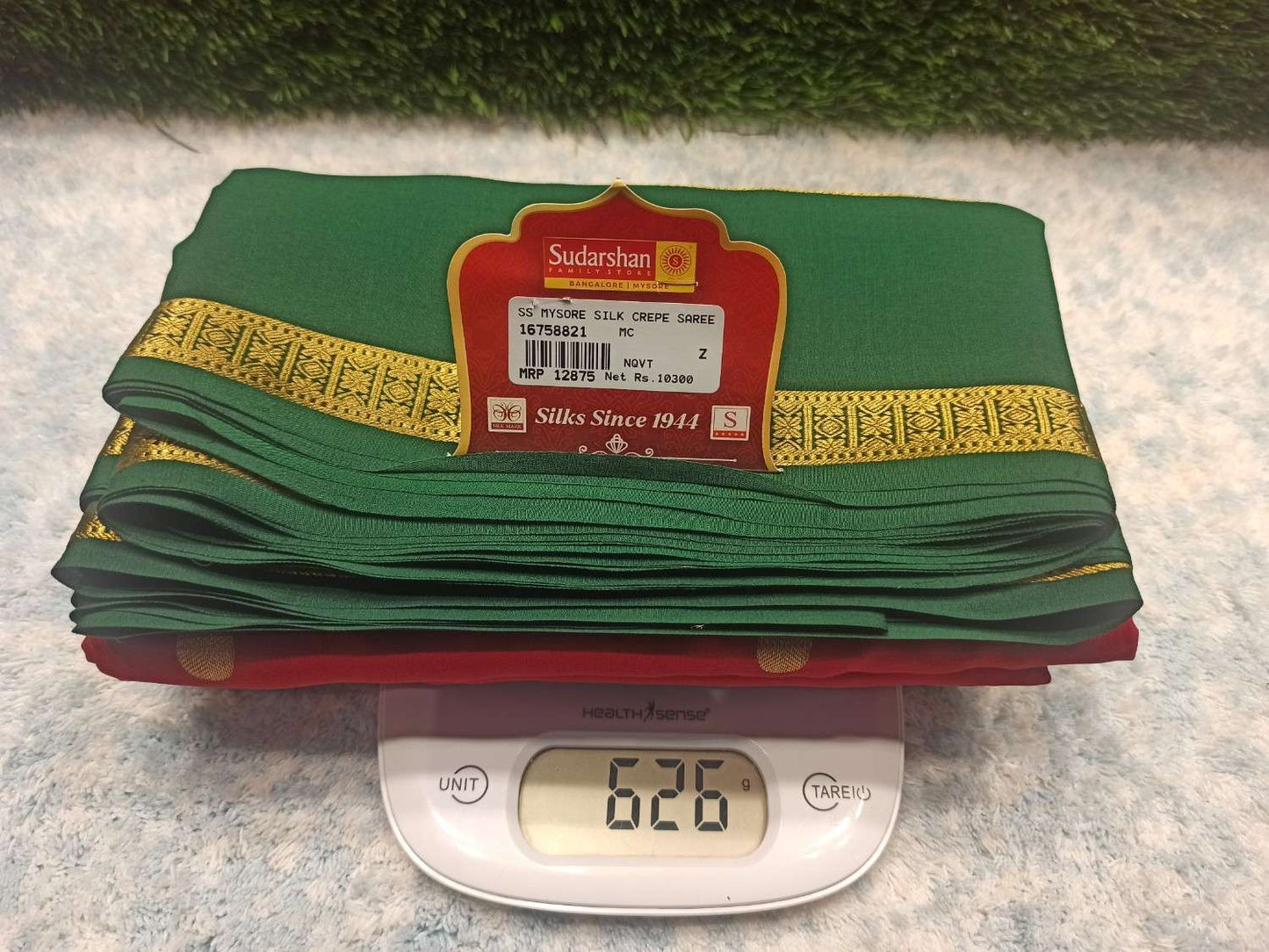 Pure Mysore Silk Saree.