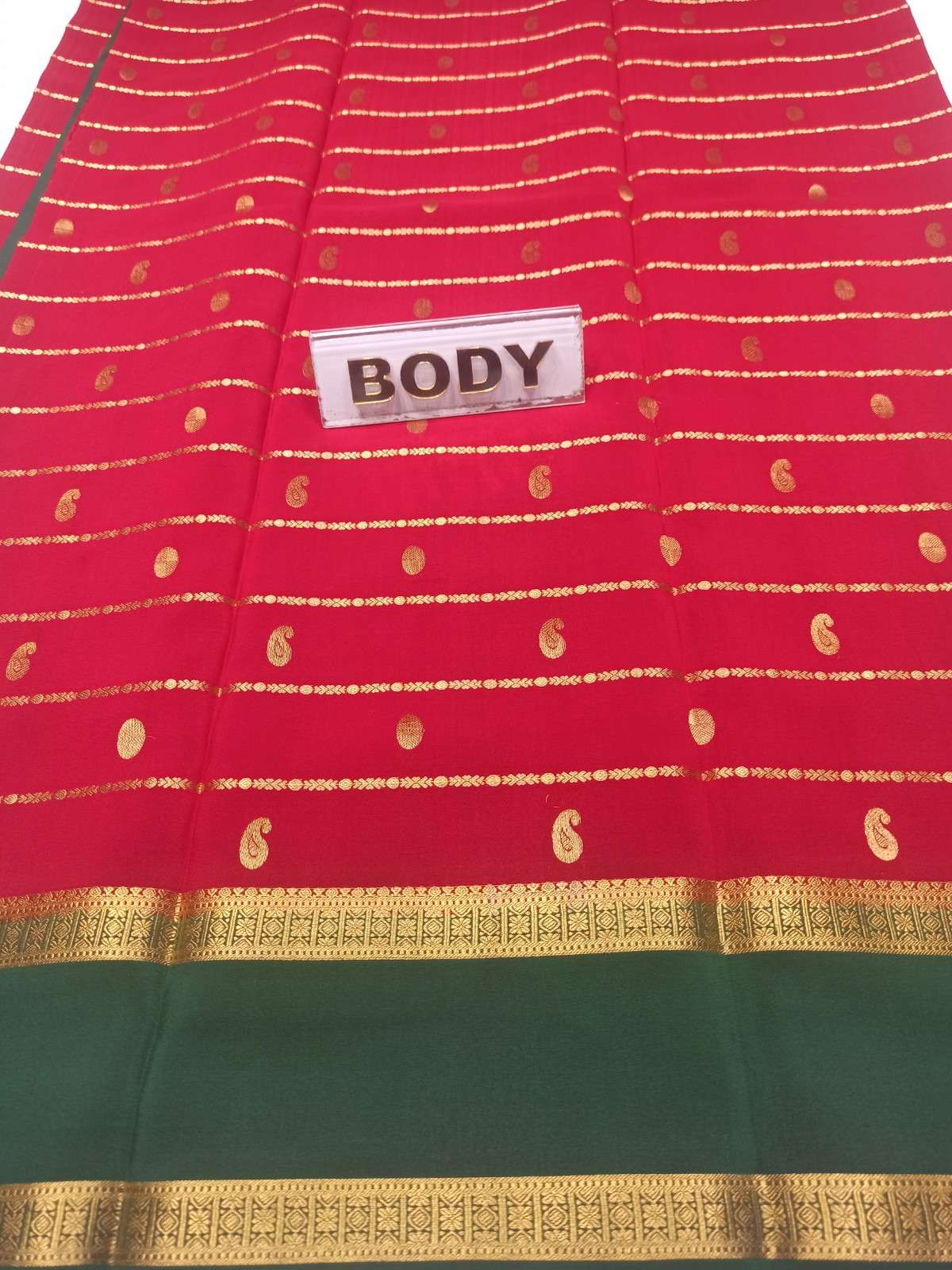 Pure Mysore Silk Saree.