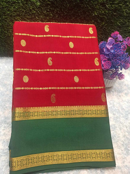 Pure Mysore Silk Saree.