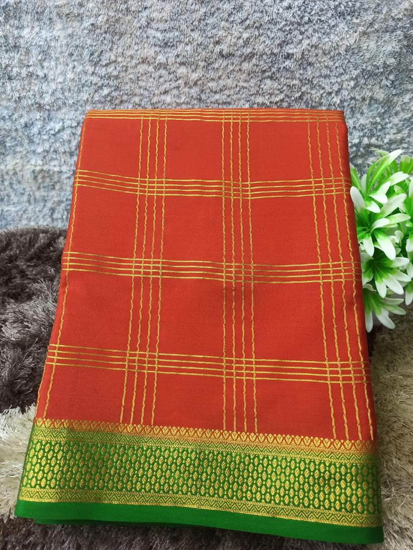 Pure Mysore Silk Saree.