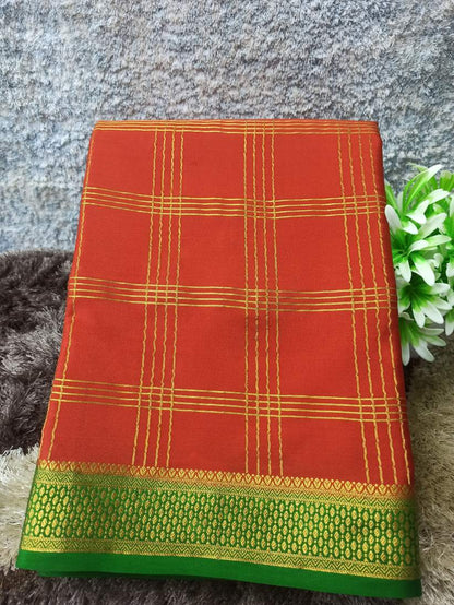 Pure Mysore Silk Saree.