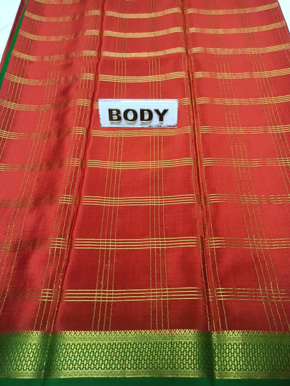 Pure Mysore Silk Saree.