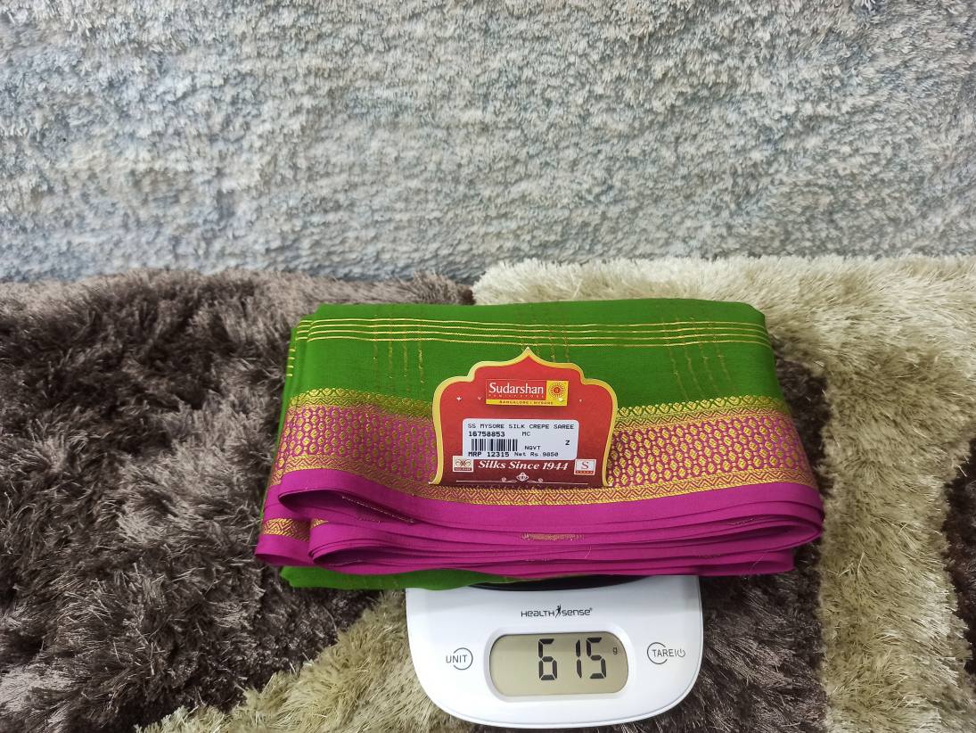 Pure Mysore Silk Saree.