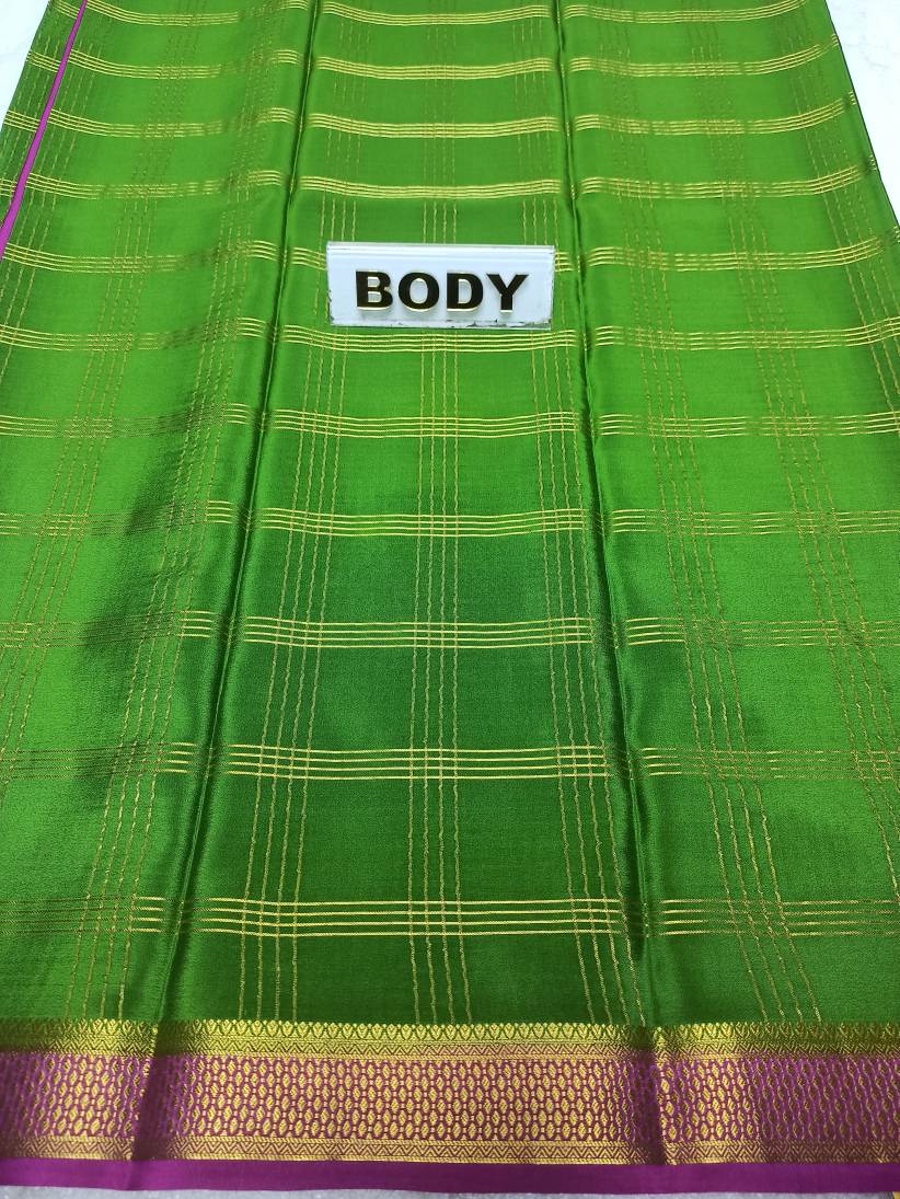 Pure Mysore Silk Saree.