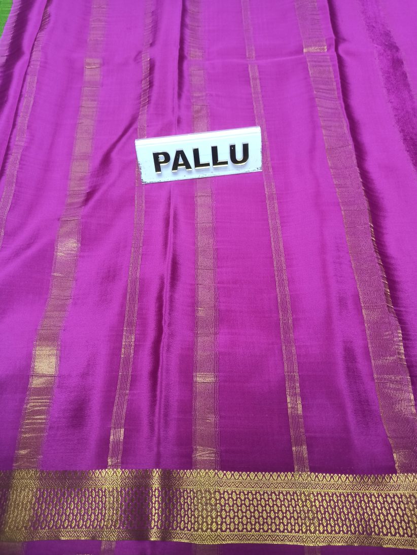 Pure Mysore Silk Saree.