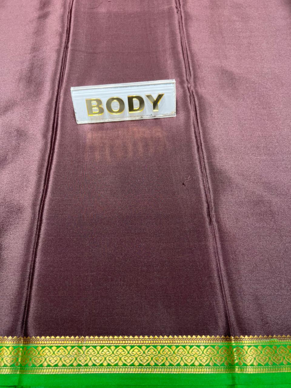 Pure Mysore Silk Saree.