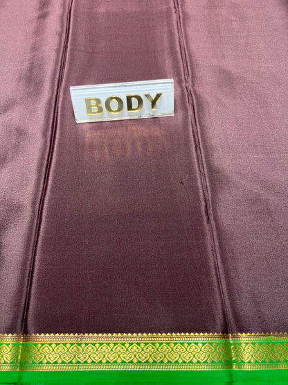 Pure Mysore Silk Saree.
