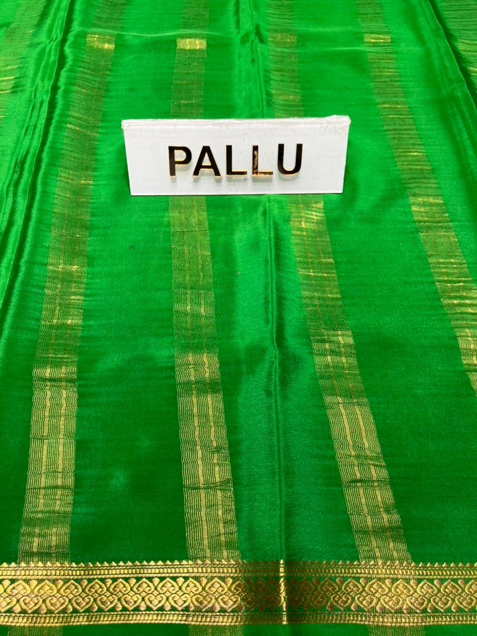 Pure Mysore Silk Saree.
