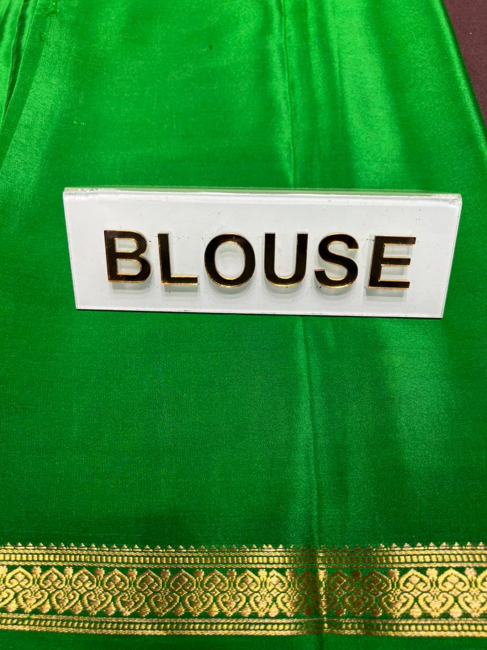 Pure Mysore Silk Saree.