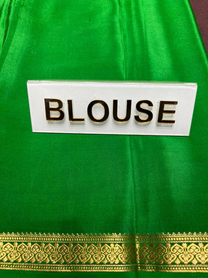 Pure Mysore Silk Saree.