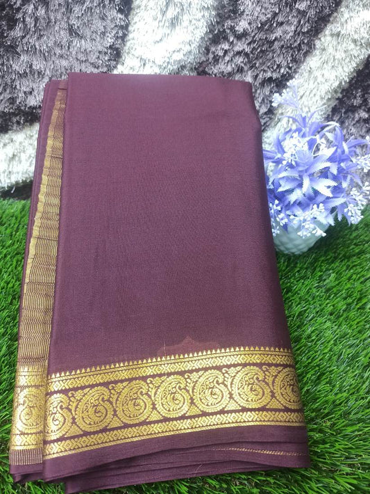 Pure Mysore Silk Saree (60 Grams )
