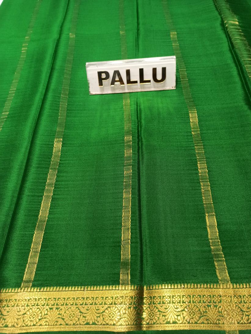 Pure Mysore Silk Saree (60 Grams )