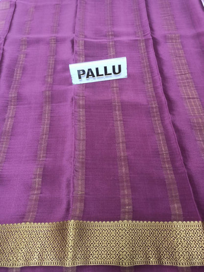 Pure Mysore Silk Saree.