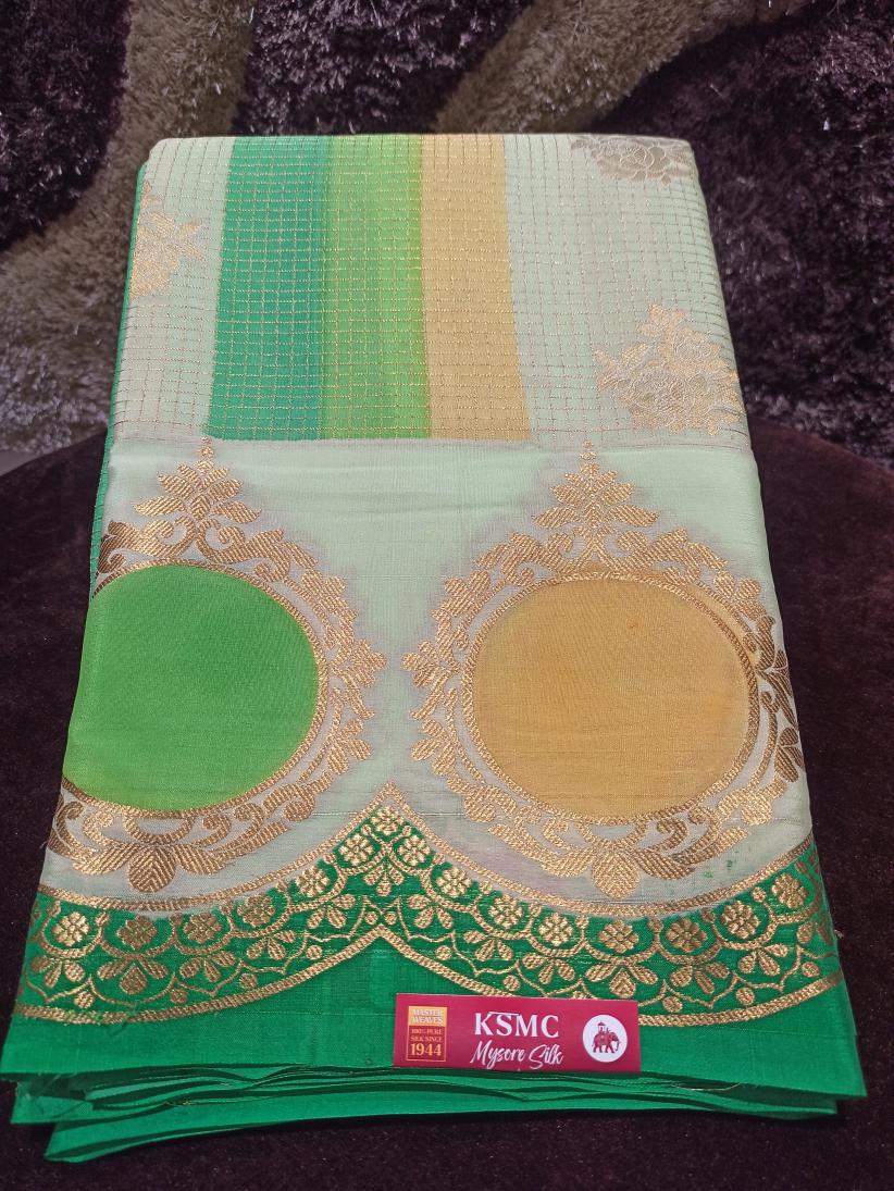 Pure Mysore Silk Saree.