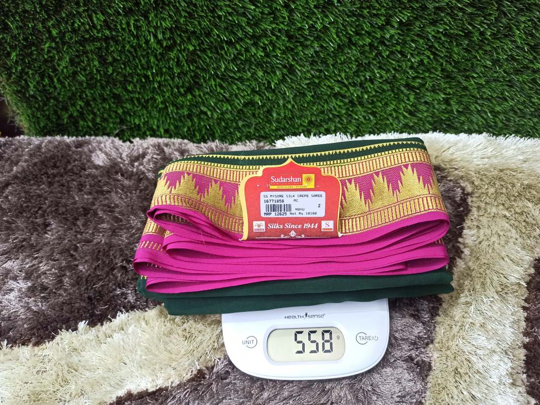 Pure Mysore Silk Saree.