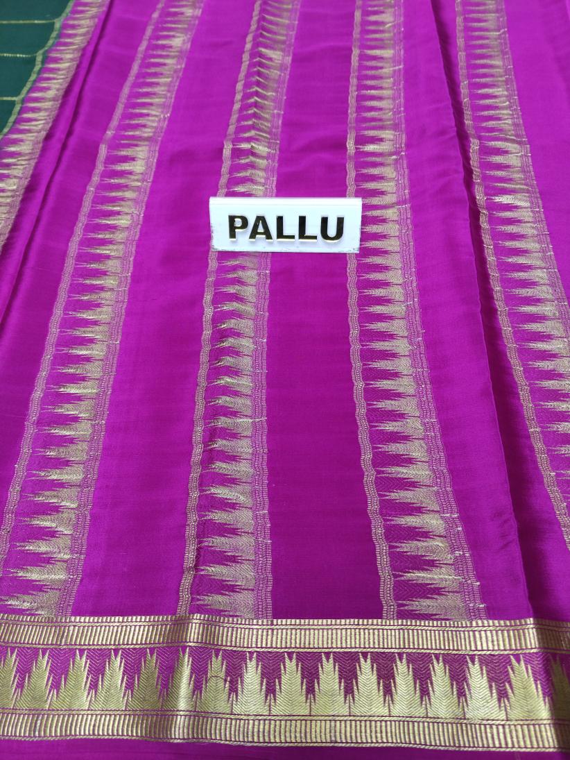 Pure Mysore Silk Saree.