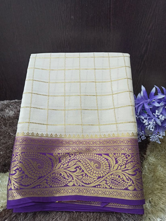 Pure Mysore Silk Saree.