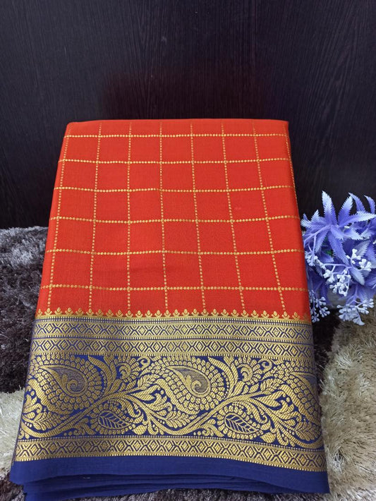 Pure Mysore Silk Saree.