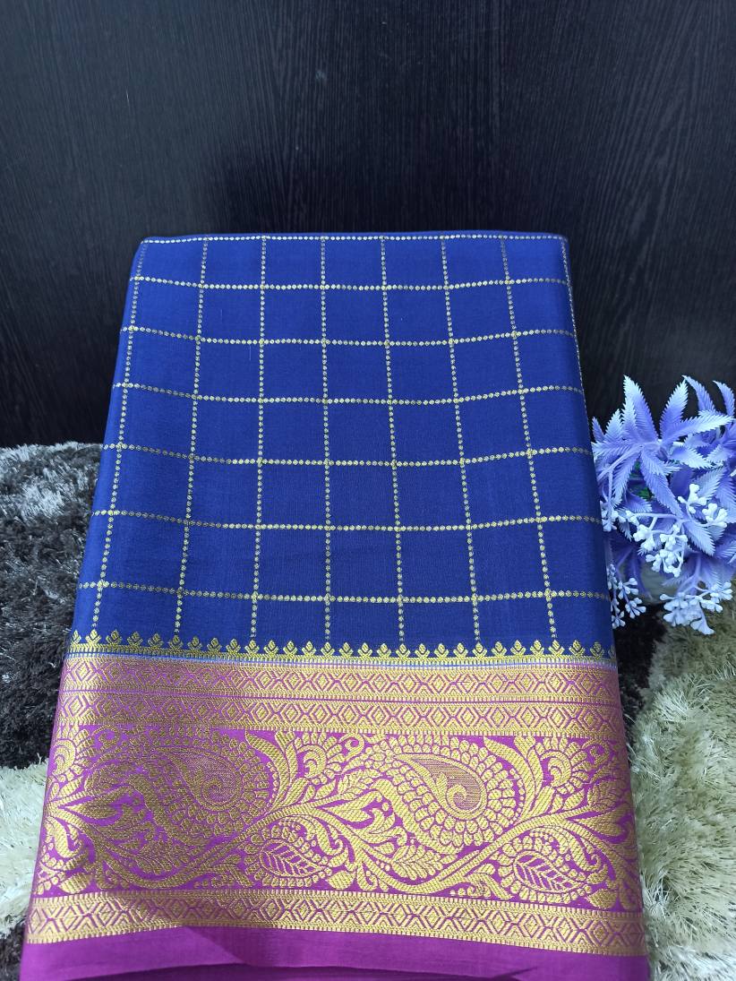 Pure Mysore Silk Saree.