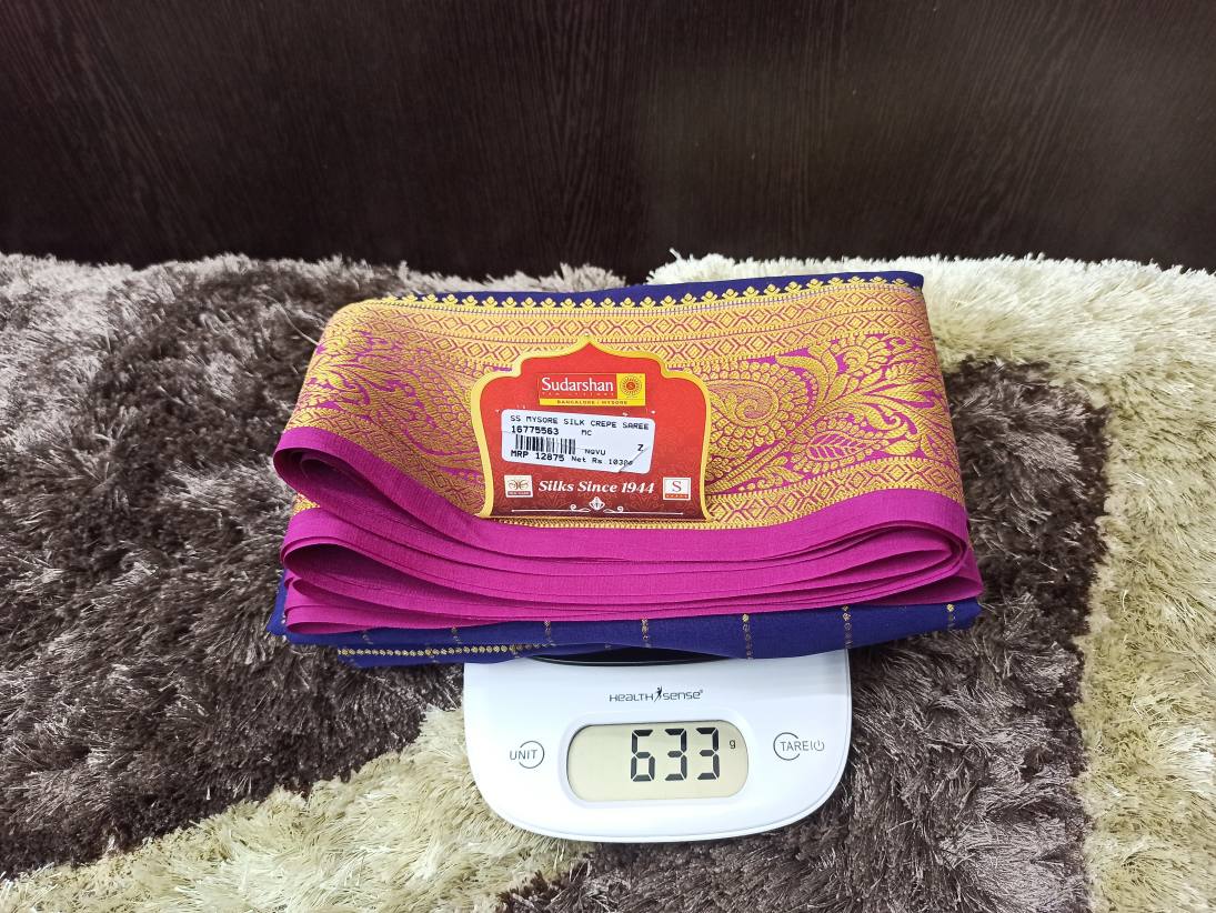 Pure Mysore Silk Saree.