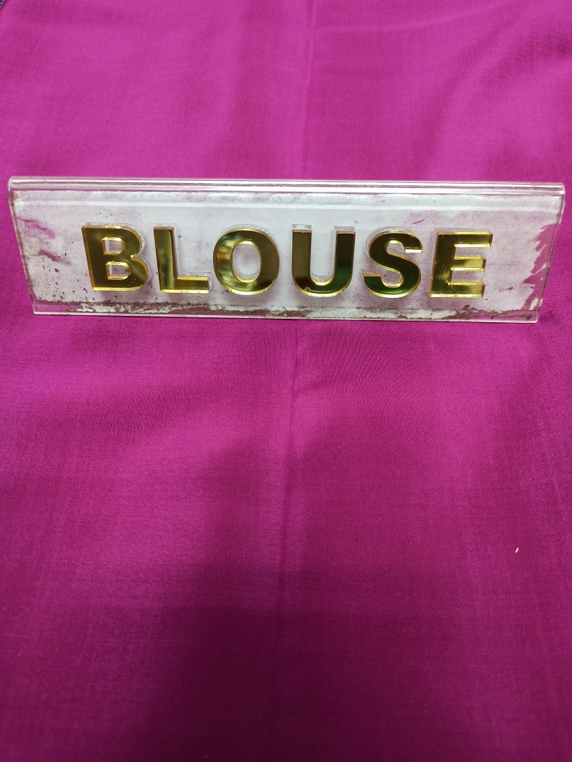 Pure Mysore Silk Saree.