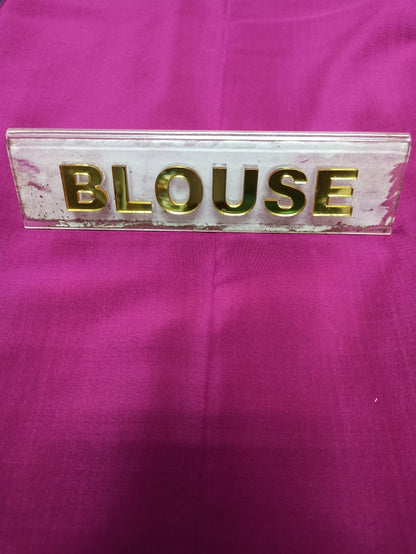 Pure Mysore Silk Saree.