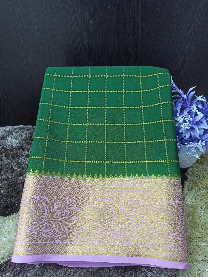 Pure Mysore Silk Saree.