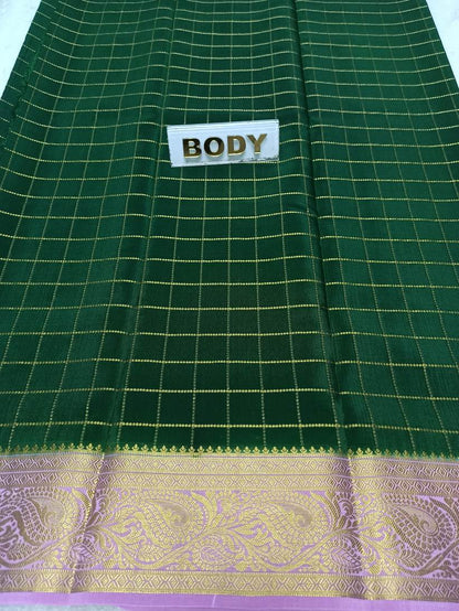 Pure Mysore Silk Saree.