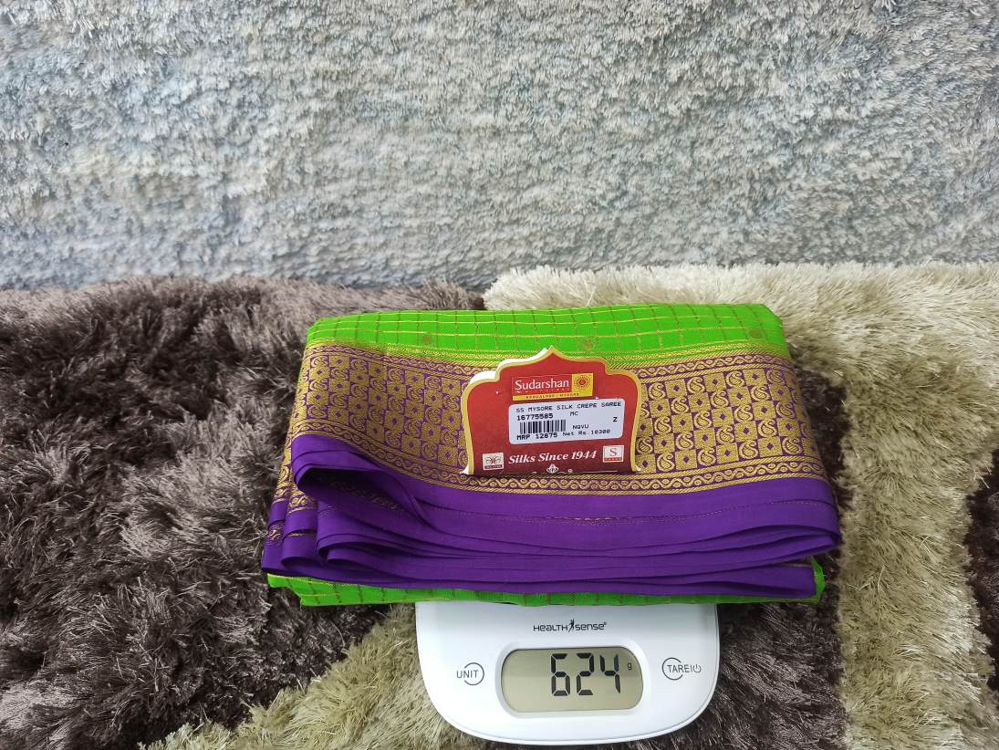 Pure Mysore Silk Saree.