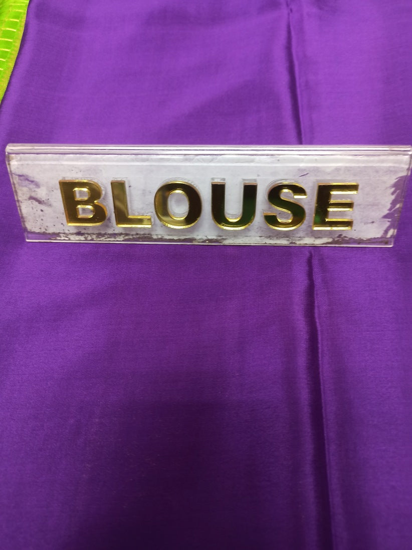 Pure Mysore Silk Saree.