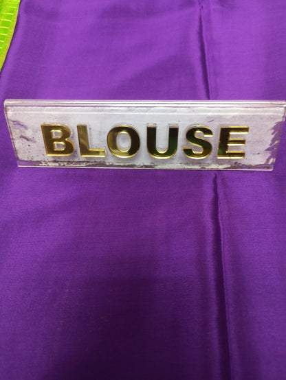 Pure Mysore Silk Saree.