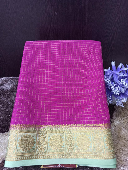 Pure Mysore Silk Saree.