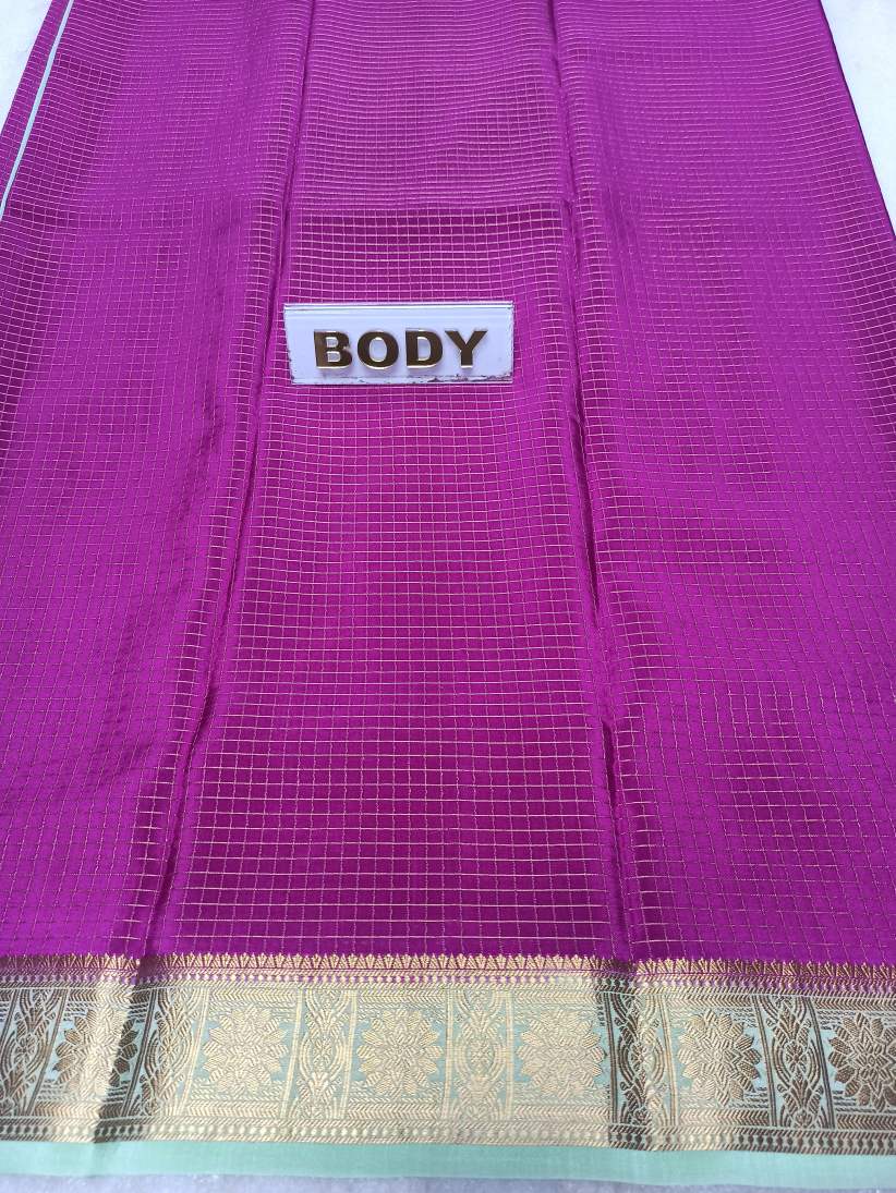 Pure Mysore Silk Saree.