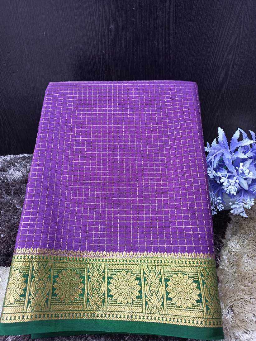 Pure Mysore Silk Saree.