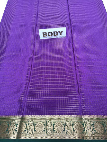 Pure Mysore Silk Saree.
