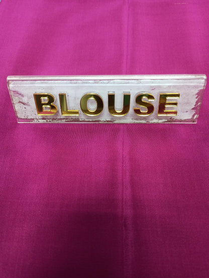 Pure Mysore Silk Saree.