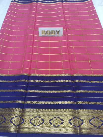 Pure Mysore Silk Saree.