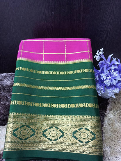 Pure Mysore Silk Saree.