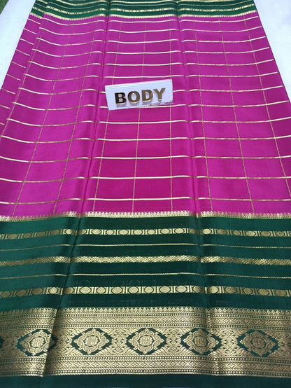 Pure Mysore Silk Saree.