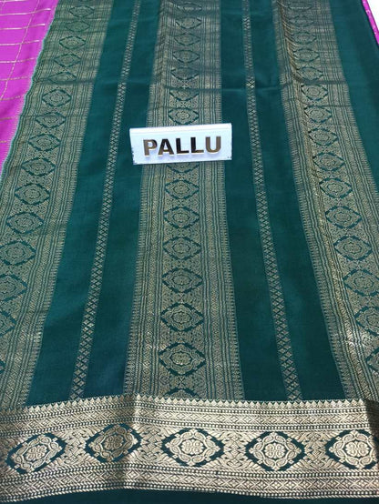 Pure Mysore Silk Saree.